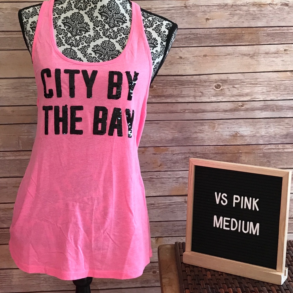Super Rare VS Pink San Francisco Tank and Leggings